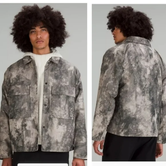 Lululemon LAB Lightweight Jacquard Jacket Apparition Jacquard Riverstone Size S. - Picture 13 of 13